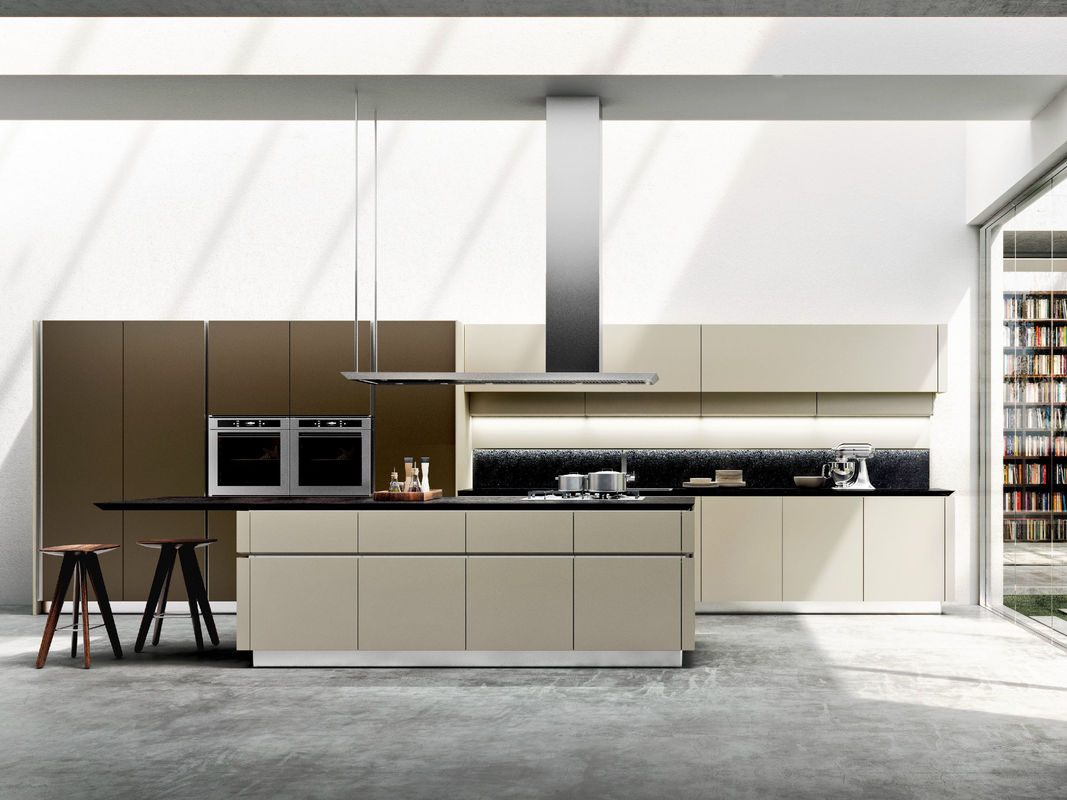 Blum Hardware и Veneer Finish YALIG Умный кухонный шкаф для дерева для квартиры