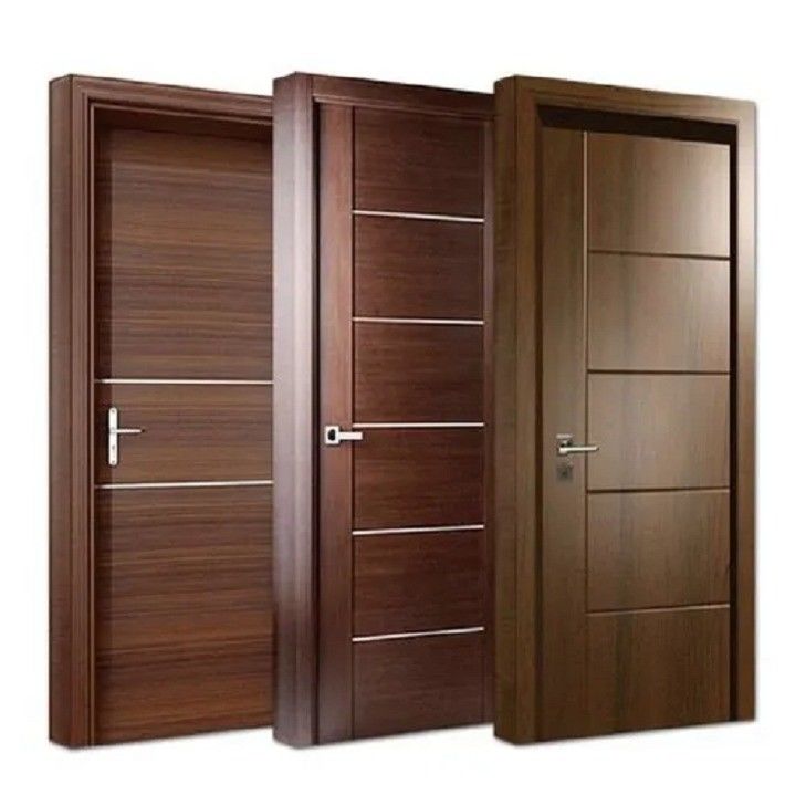 На заказ Размер 100% Охрана окружающей среды Luxury Solid Wood Внутренние двери для дома