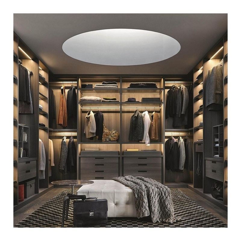 MR HDF Board Contemporary Design Style Walk-in Closet Wardrobe для мебели в спальне