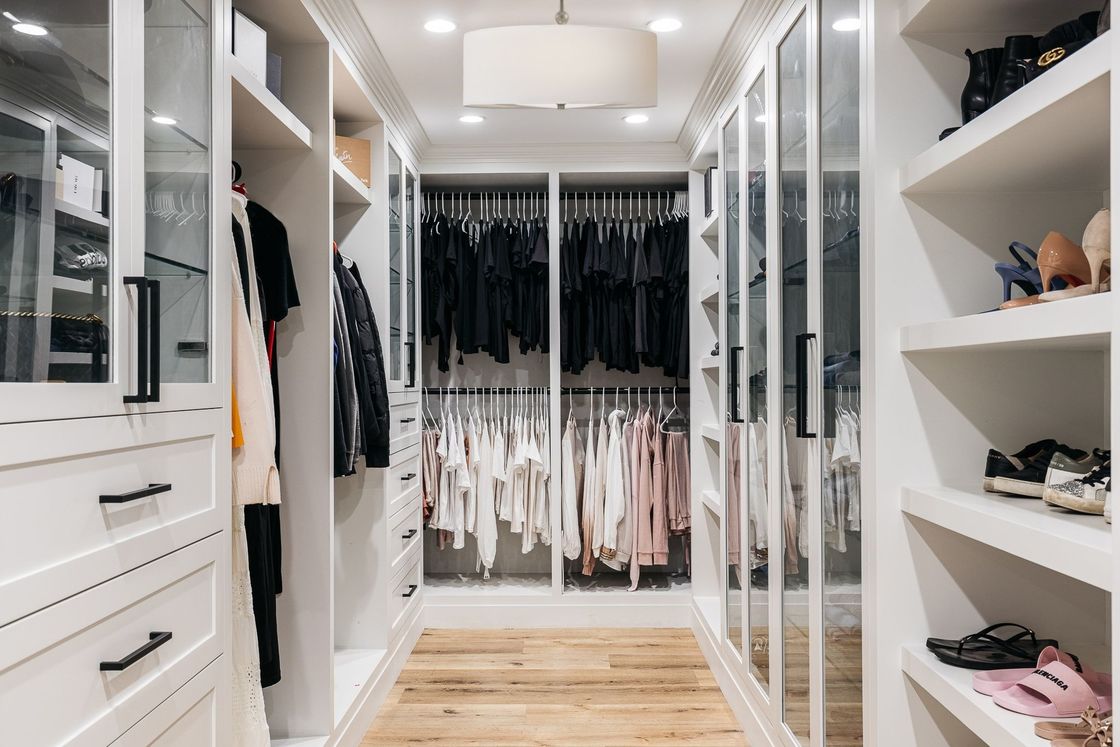 MR HDF Board Contemporary Design Style Walk-in Closet Wardrobe для мебели в спальне