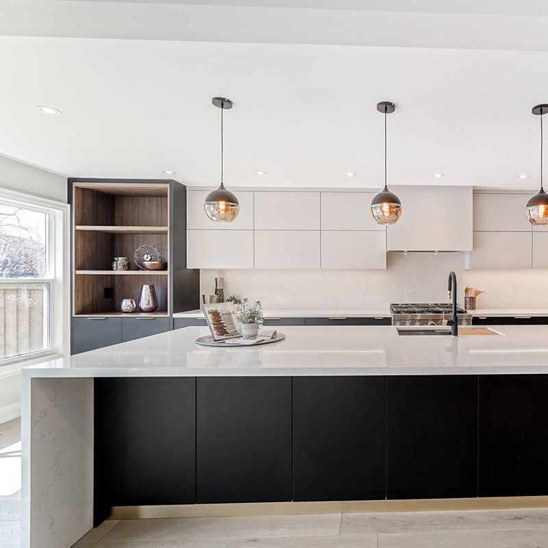 Водонепроницаемые и прочные индивидуальные шкафы для кухни для современных роскошных домов