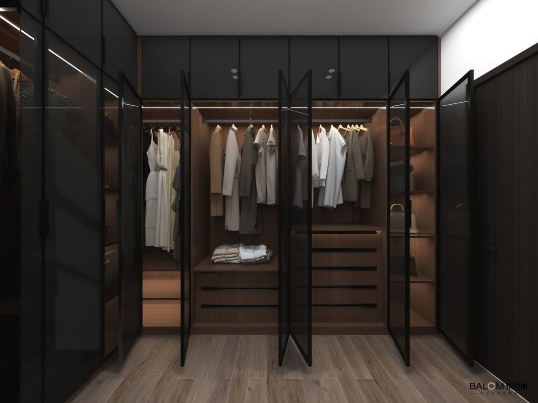 Меламиновая доска шкаф Тип все стеклянный дизайн Кухонный уголок Мебель Ручка Вентиляция воздуха