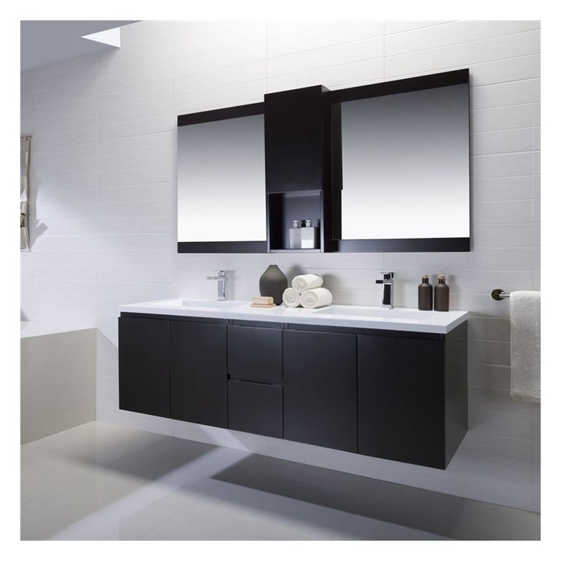 Искусственный кварцевый верхний стенный ванит в европейском стиле дизайна для дизайна квартир