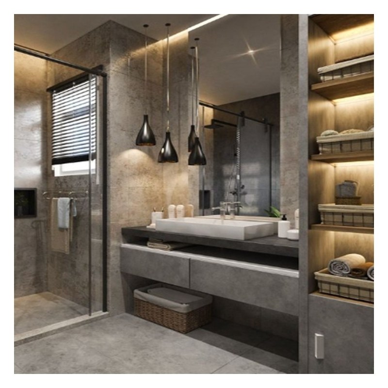 Искусственный кварцевый верхний стенный ванит в европейском стиле дизайна для дизайна квартир