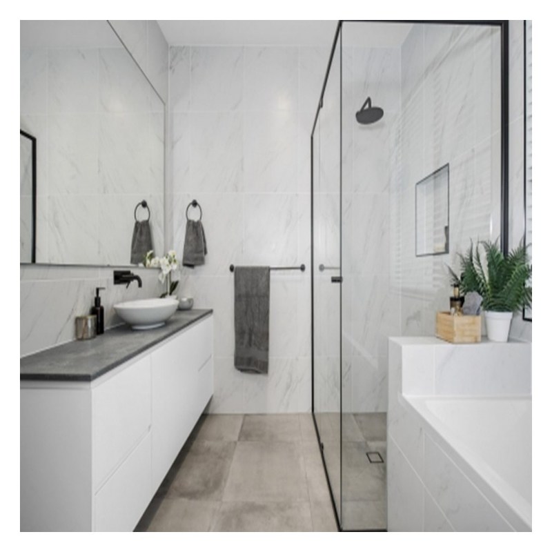 Специализированный акриловый шкаф для ванной с двойным раковиной и настенной установкой