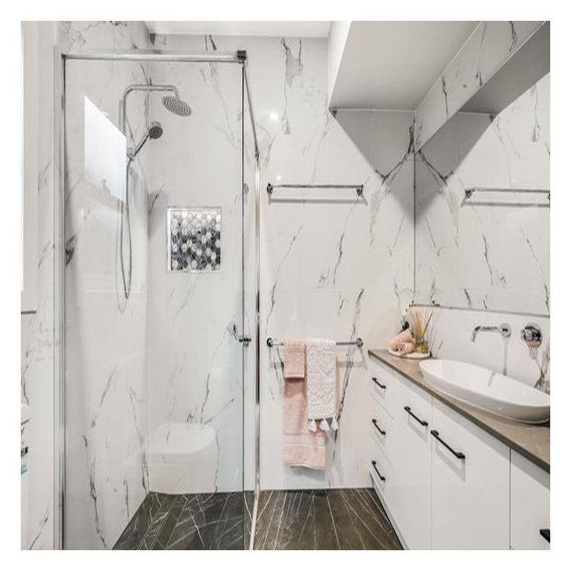 Специализированный акриловый шкаф для ванной с двойным раковиной и настенной установкой