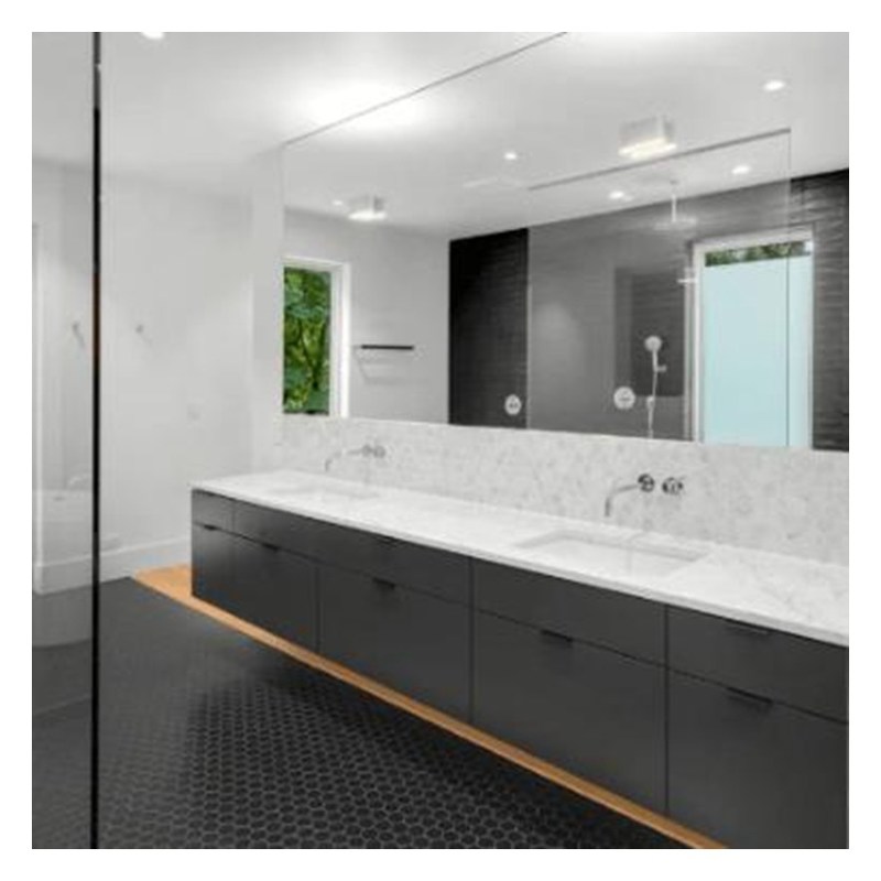 Специализированный акриловый шкаф для ванной с двойным раковиной и настенной установкой