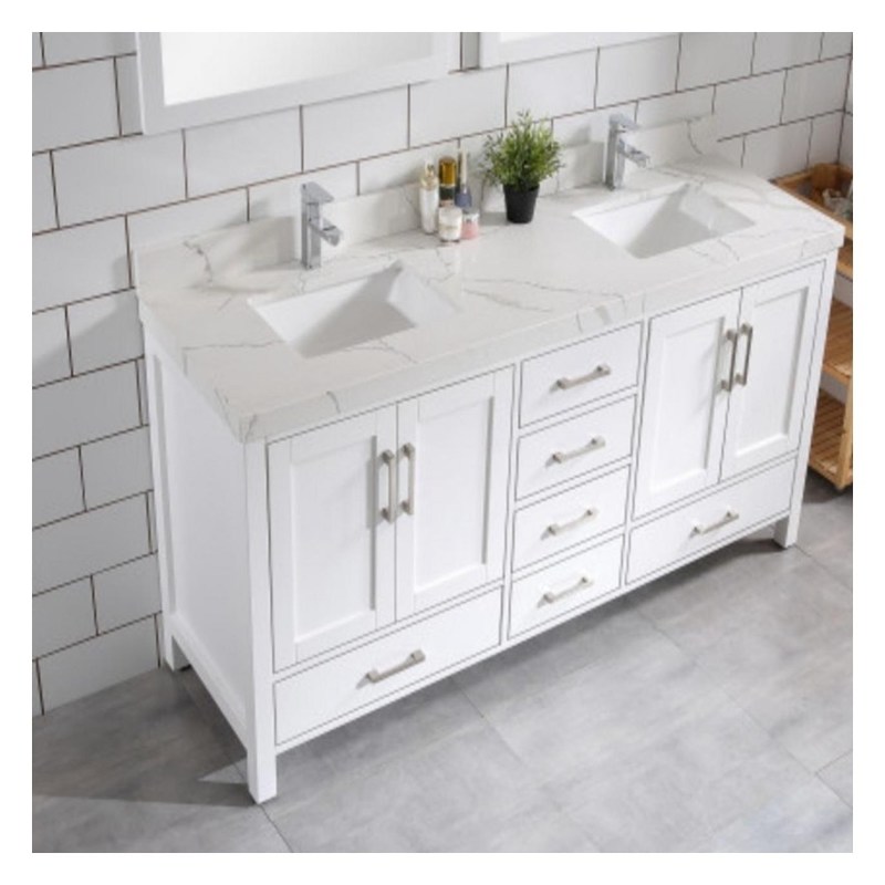 Современный стиль индивидуальный цветовой шейкер лакированный ванный шкаф с керамической столешницей