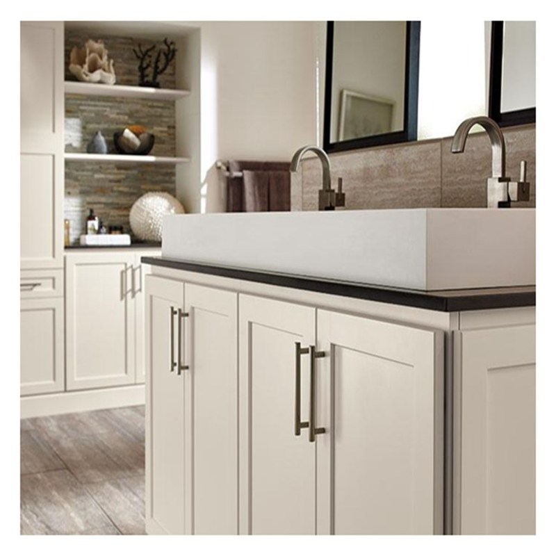 Шейкер стиль Белый лак Супер водонепроницаемый Большой размер ванной шкаф Ванни Комбо