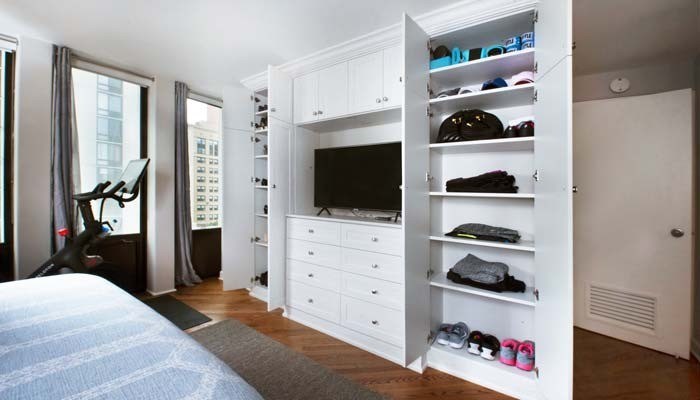 Современная мебель спальни влагостойкость гардероб для установки на стене