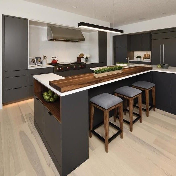 Blum Hardware Кухонный шкаф с полимерным листом европейского стиля, предназначенный для нужд OEM / ODM