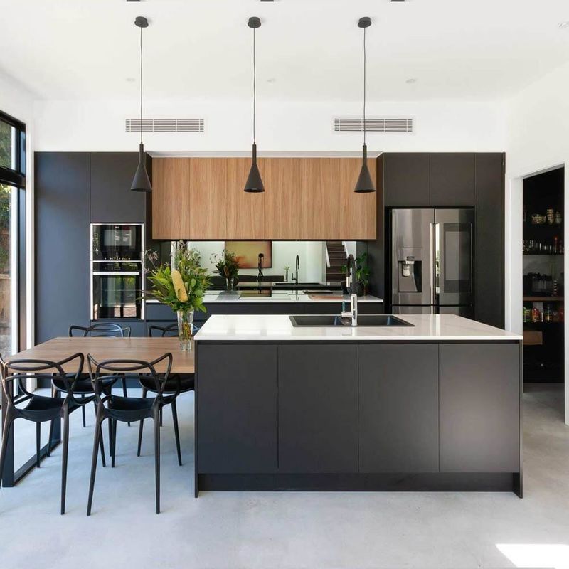 Blum Hardware Кухонный шкаф с полимерным листом европейского стиля, предназначенный для нужд OEM / ODM