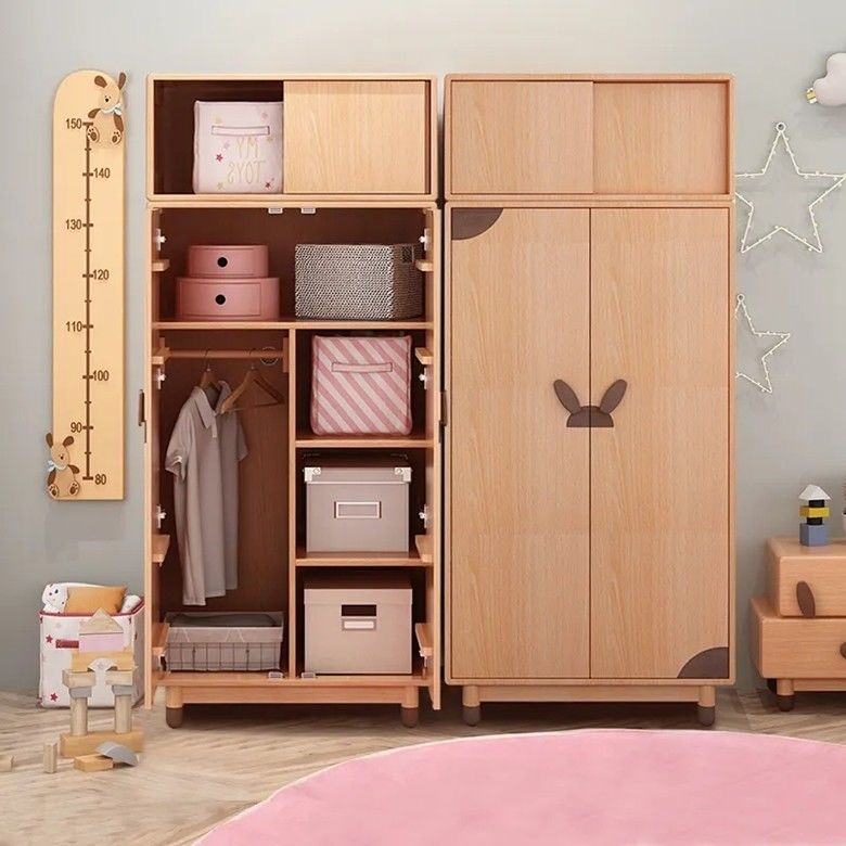 Современный стиль MDF Деревянный детский фиксируемый дизайн спальный шкаф с умным шкафом для хранения