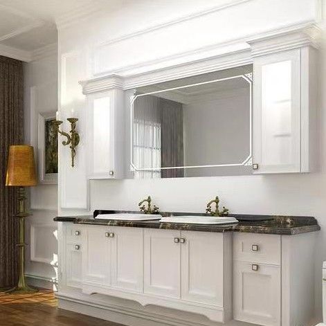 Угловая суета YALIG Custom Luxury Quartz Counter Top Set для современного дизайна ванной комнаты