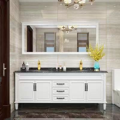 Улучшите свою ванную с помощью YALIG Custom Gold Double Sink Vanity Combo и Wall Mount