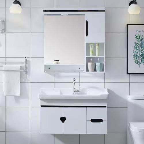 Современный шкаф для хранения и ванной комбайн с зеркалом от YALIG Design